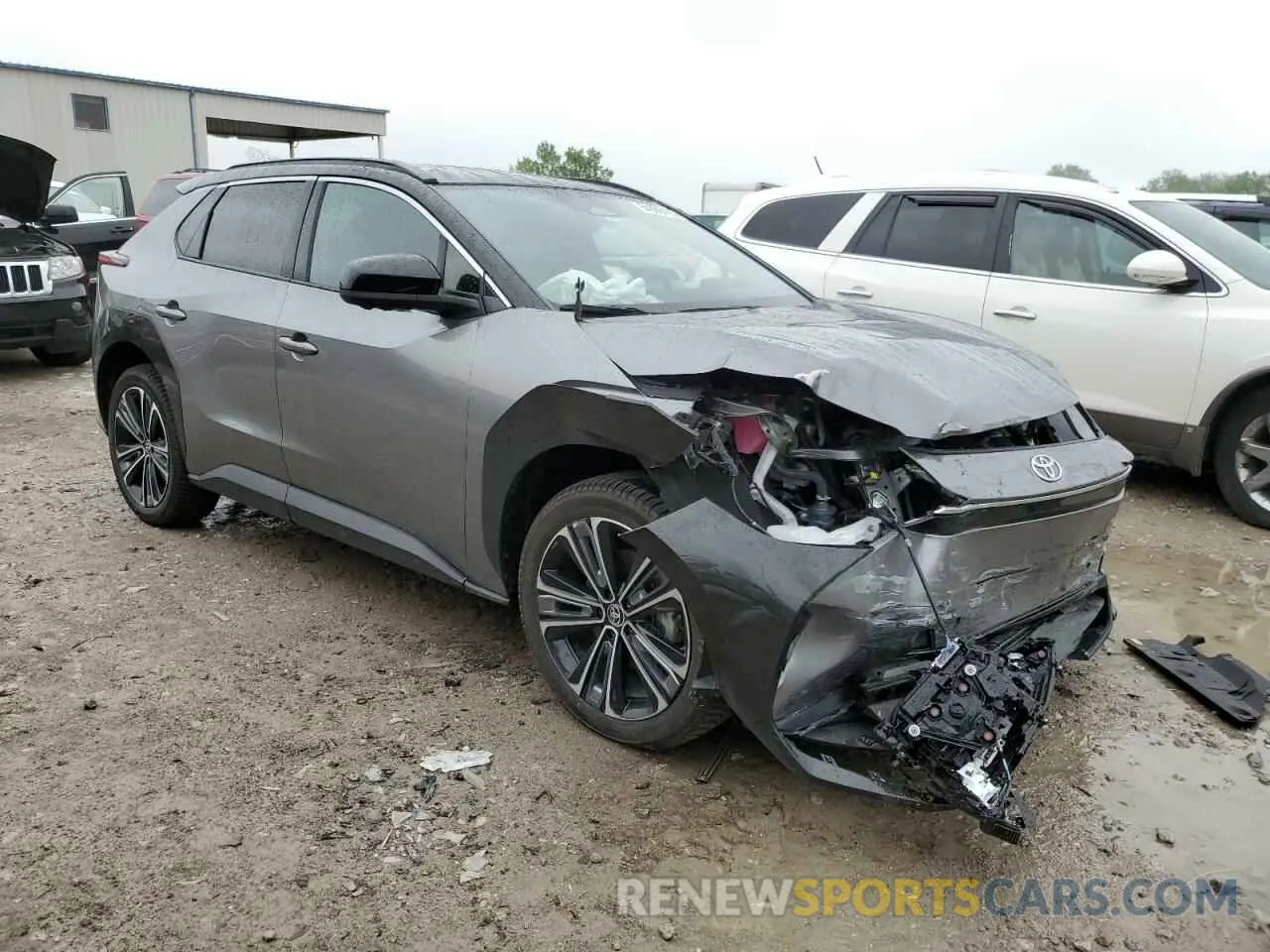 4 Photograph of a damaged car JTMABABA7PA000446 TOYOTA BZ4X XLE 2023