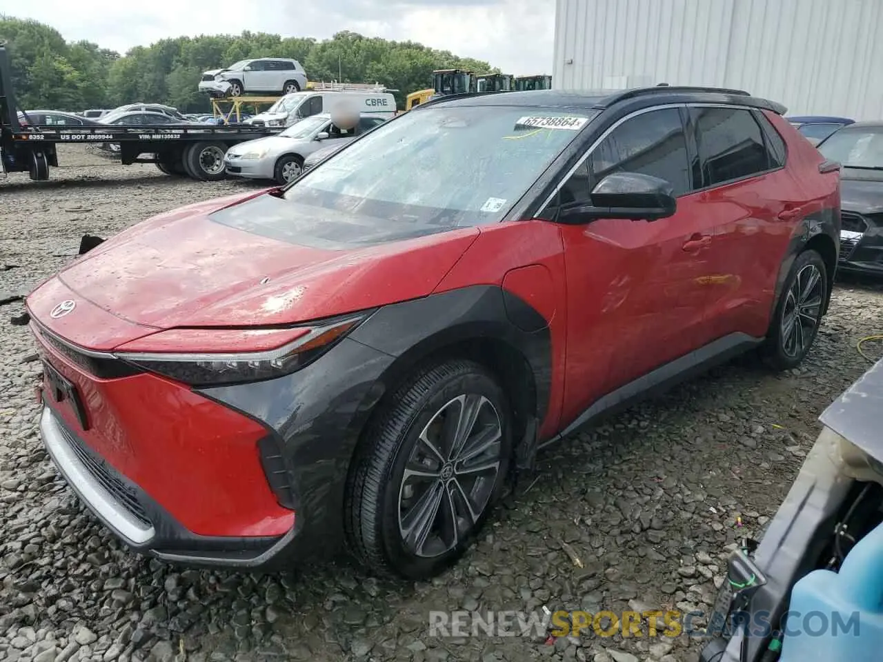 1 Photograph of a damaged car JTMABACA0PA045579 TOYOTA BZ4X XLE 2023