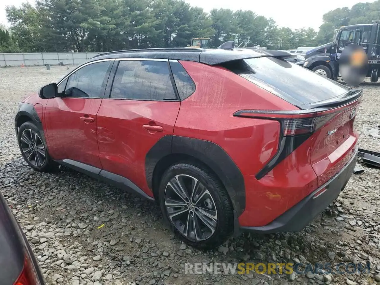 2 Photograph of a damaged car JTMABACA0PA045579 TOYOTA BZ4X XLE 2023