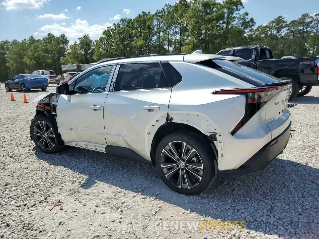 2 Photograph of a damaged car JTMABACA1PA042223 TOYOTA BZ4X XLE 2023