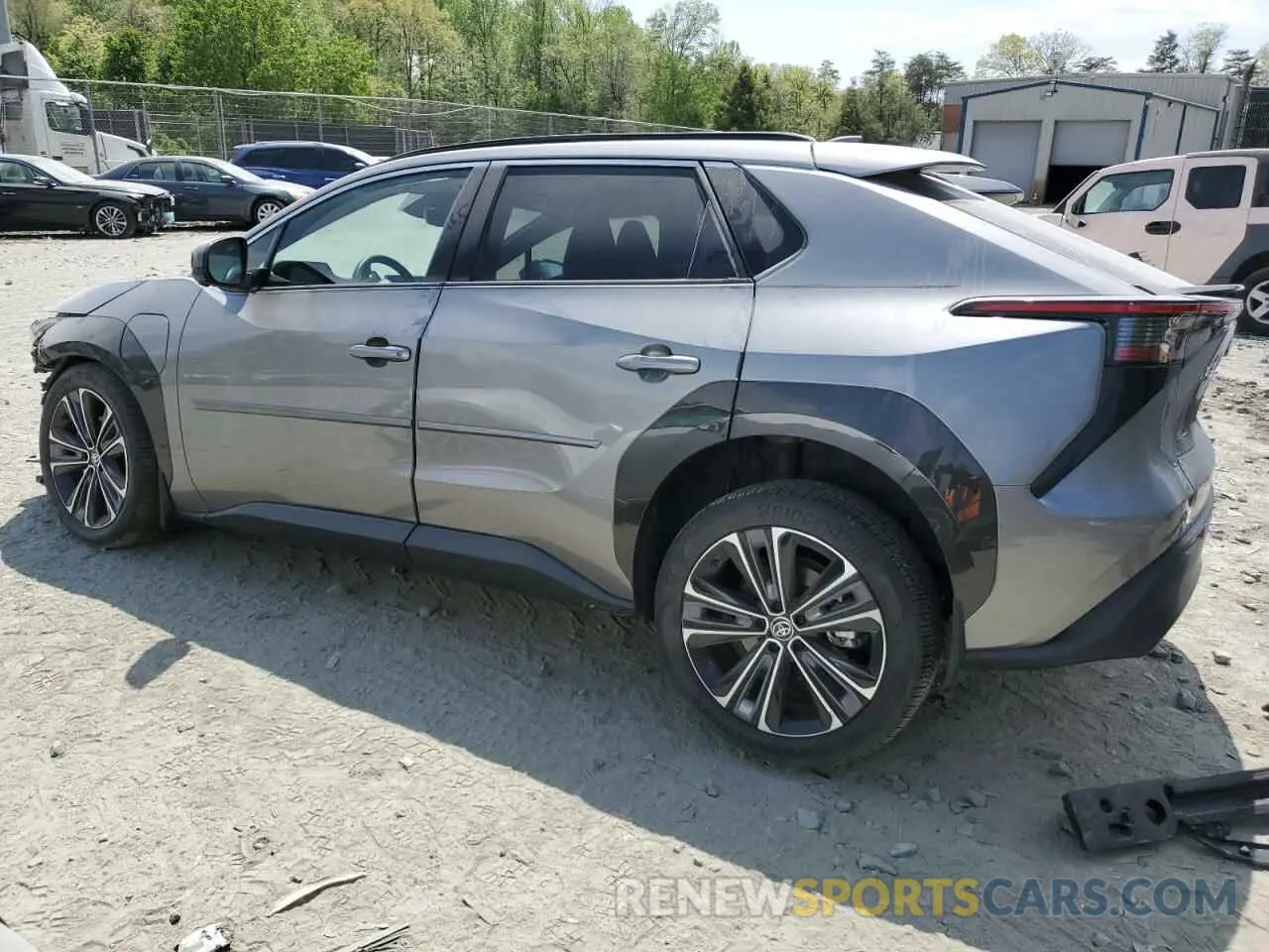 2 Photograph of a damaged car JTMABACA2PA021459 TOYOTA BZ4X XLE 2023