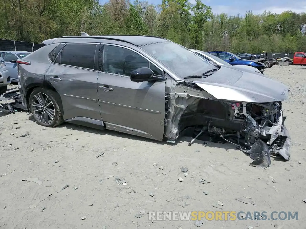 4 Photograph of a damaged car JTMABACA2PA021459 TOYOTA BZ4X XLE 2023