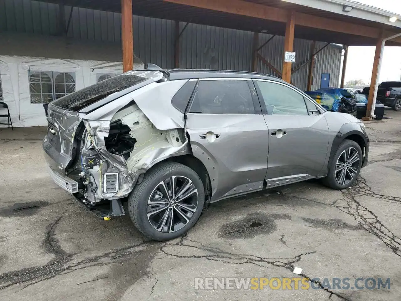 3 Photograph of a damaged car JTMABACA4PA026727 TOYOTA BZ4X XLE 2023