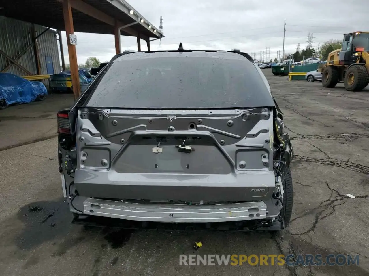 6 Photograph of a damaged car JTMABACA4PA026727 TOYOTA BZ4X XLE 2023