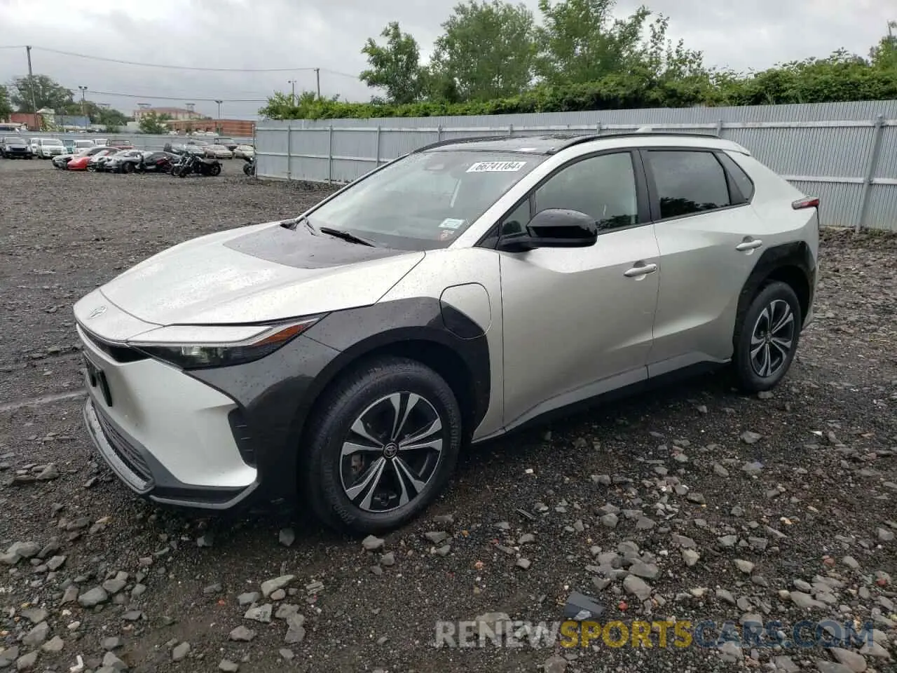 1 Photograph of a damaged car JTMABACA6PA029693 TOYOTA BZ4X XLE 2023