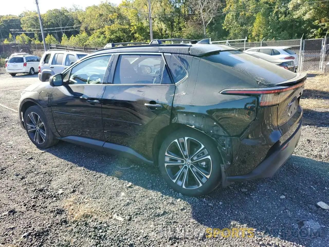 2 Photograph of a damaged car JTMABACA7PA010098 TOYOTA BZ4X XLE 2023