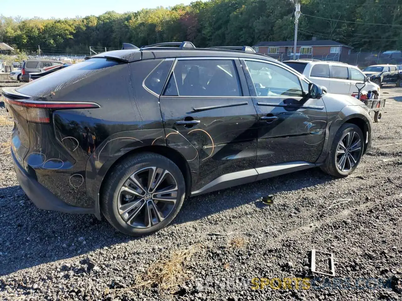 3 Photograph of a damaged car JTMABACA7PA010098 TOYOTA BZ4X XLE 2023