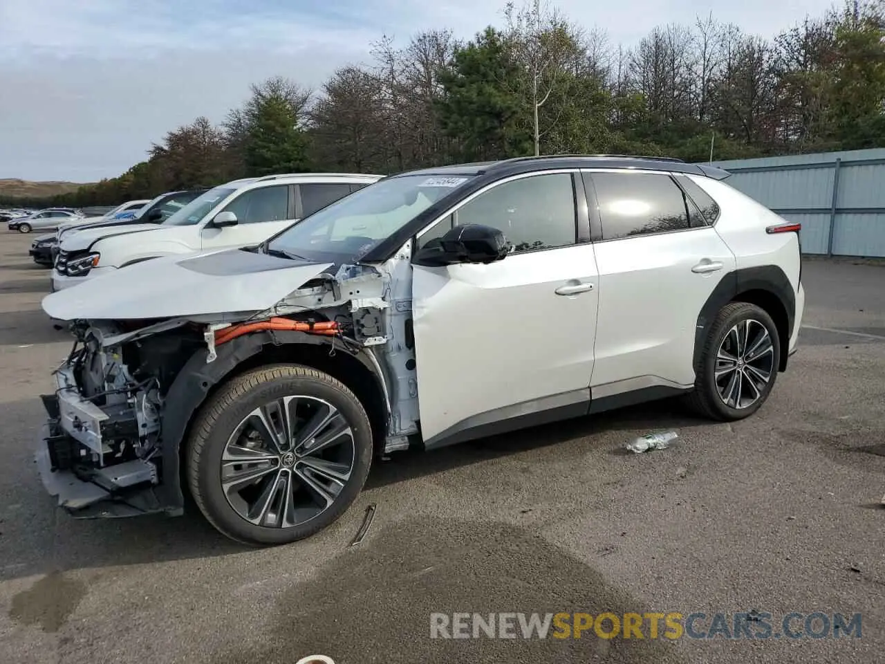 1 Photograph of a damaged car JTMABACA7PA014622 TOYOTA BZ4X XLE 2023