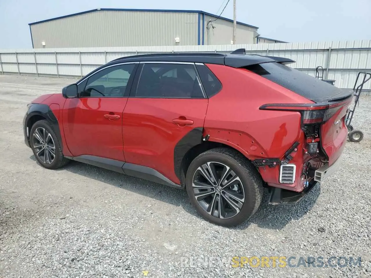 2 Photograph of a damaged car JTMABACA8PA013821 TOYOTA BZ4X XLE 2023
