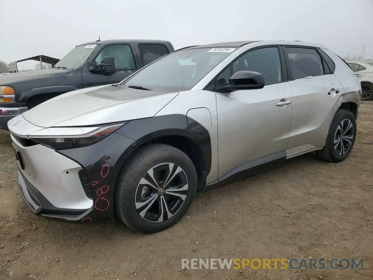 1 Photograph of a damaged car JTMABACA8PA021871 TOYOTA BZ4X XLE 2023