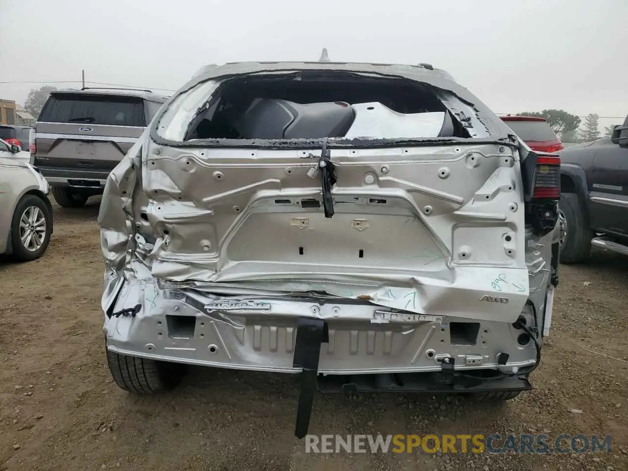 6 Photograph of a damaged car JTMABACA8PA021871 TOYOTA BZ4X XLE 2023