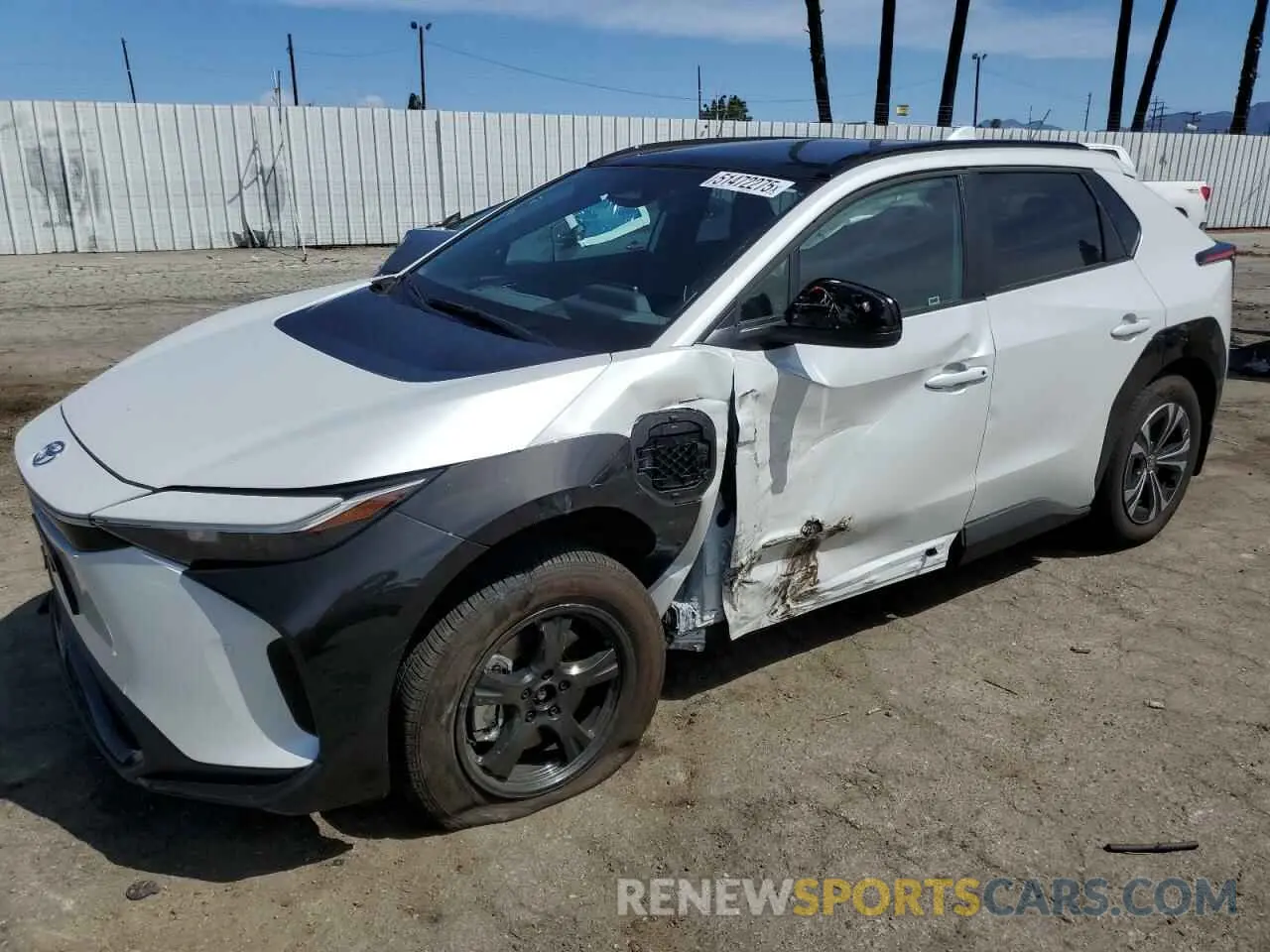 1 Photograph of a damaged car JTMAAAAA1RA052324 TOYOTA BZ4X XLE 2024