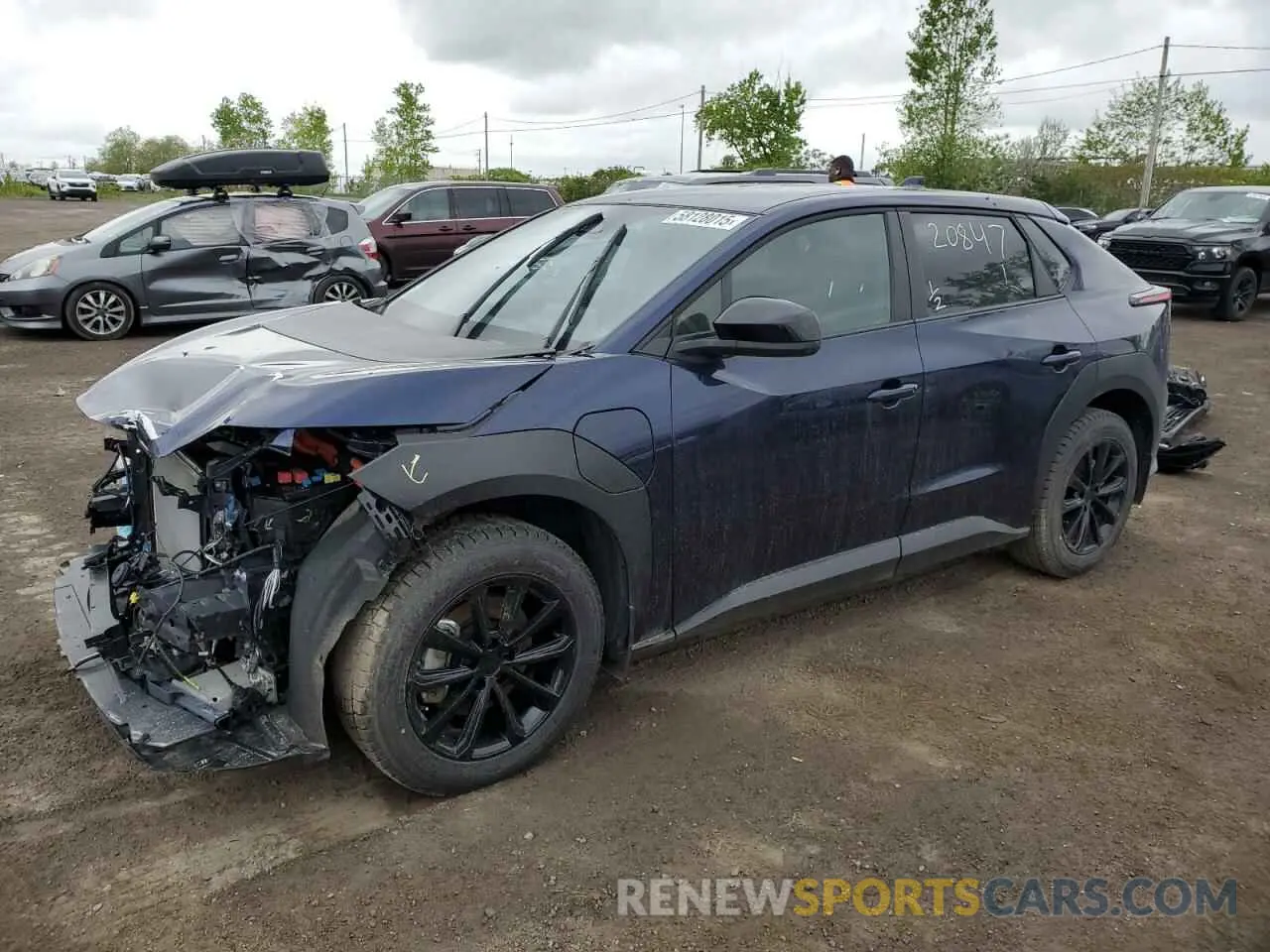 1 Photograph of a damaged car JTMAAAAA4RA046775 TOYOTA BZ4X XLE 2024