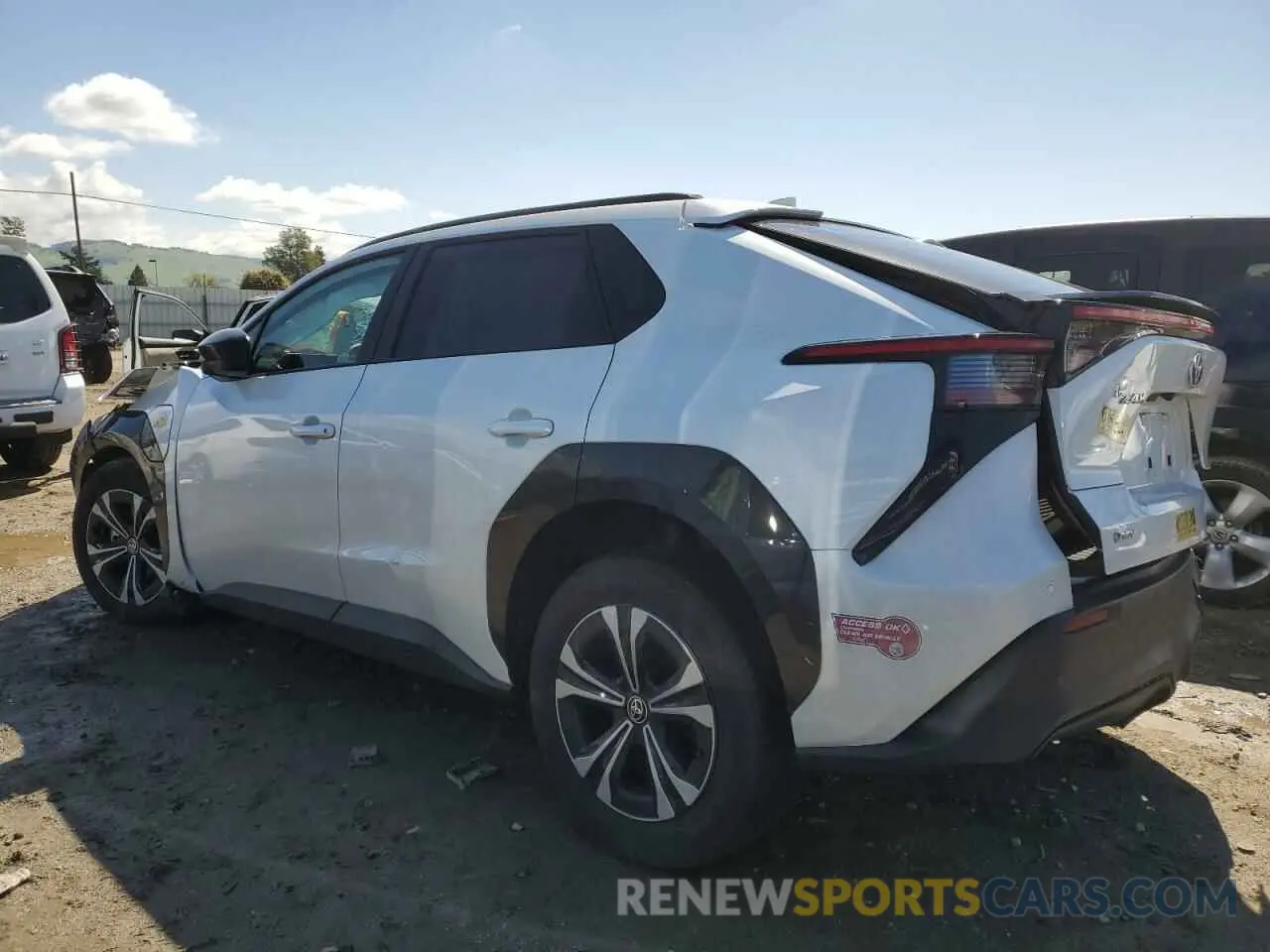 2 Photograph of a damaged car JTMAAAAAXRA037921 TOYOTA BZ4X XLE 2024