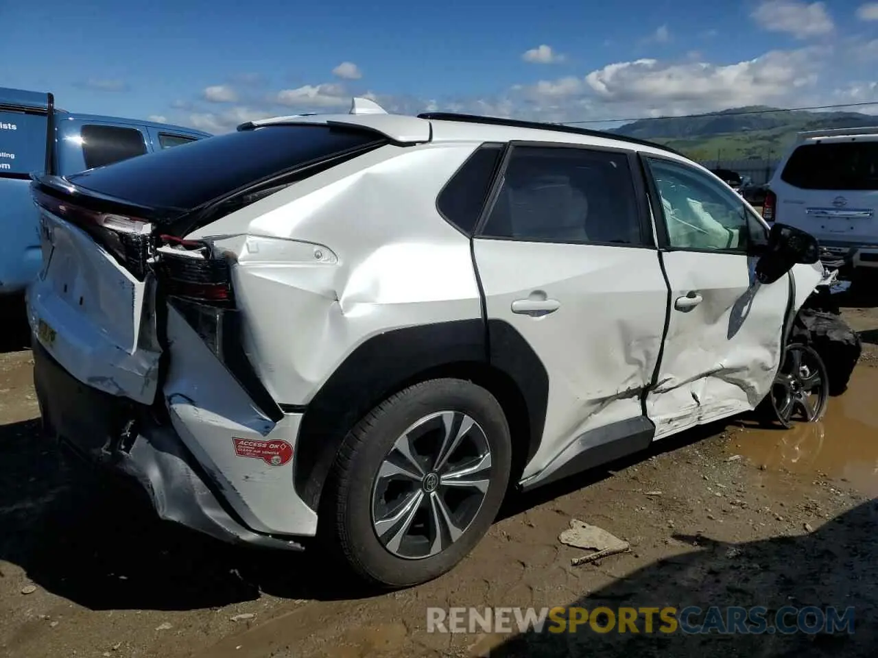 3 Photograph of a damaged car JTMAAAAAXRA037921 TOYOTA BZ4X XLE 2024