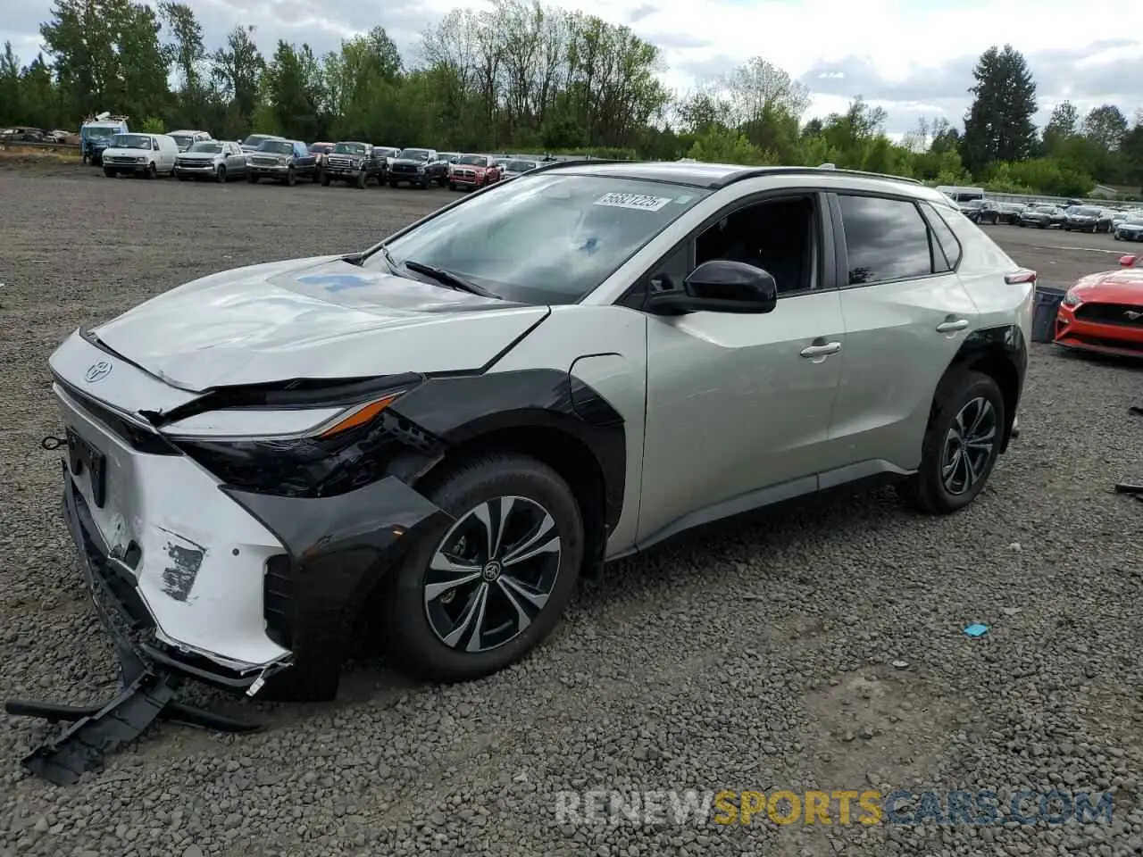 1 Photograph of a damaged car JTMABACA1RA086127 TOYOTA BZ4X XLE 2024
