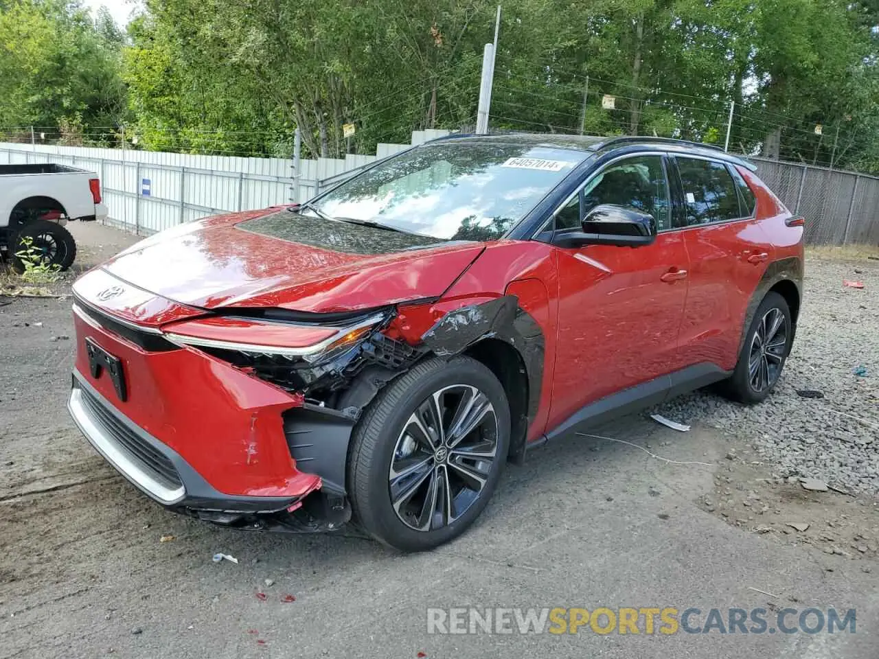1 Photograph of a damaged car JTMABACA2RA059647 TOYOTA BZ4X XLE 2024