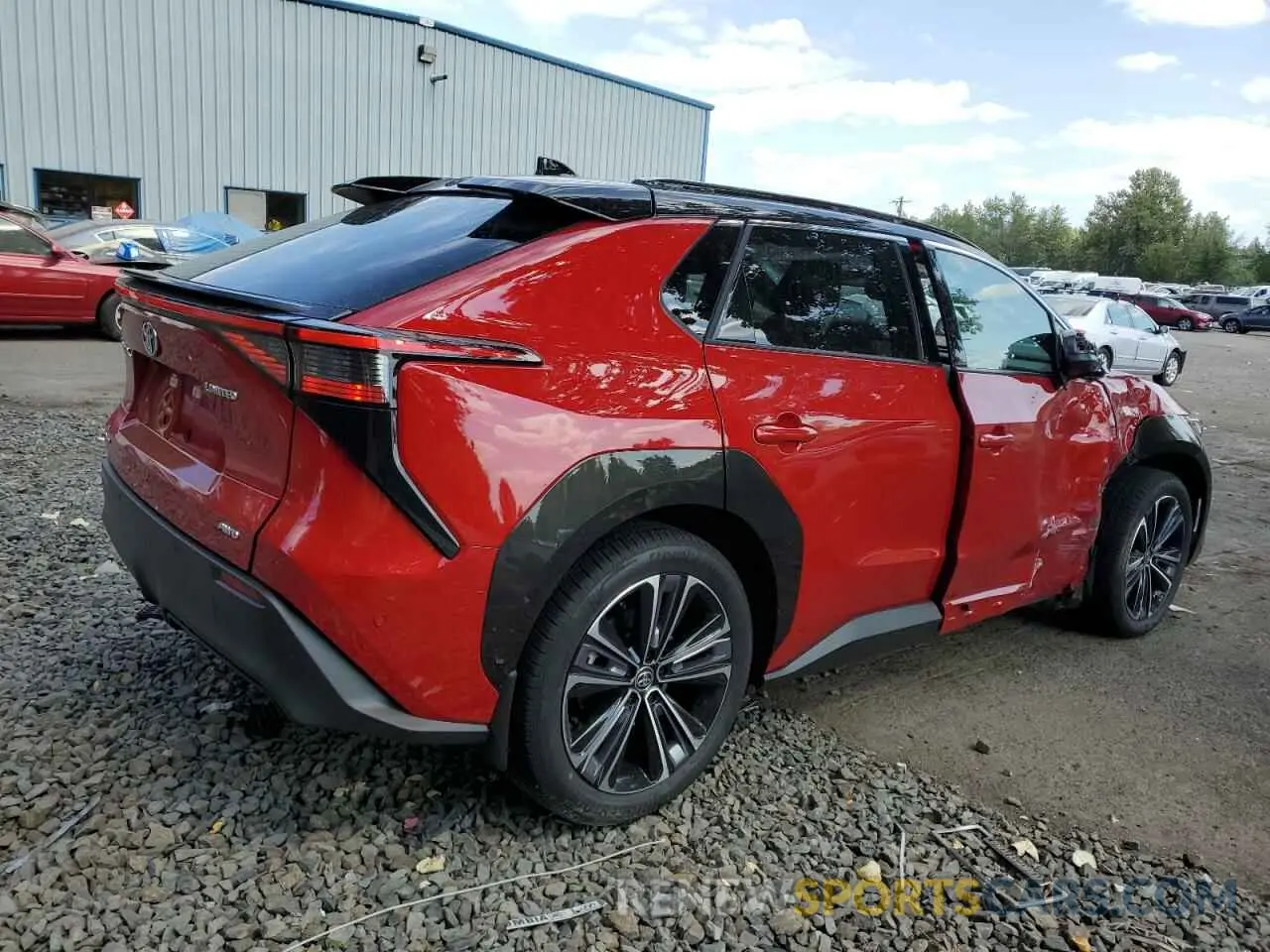3 Photograph of a damaged car JTMABACA2RA059647 TOYOTA BZ4X XLE 2024
