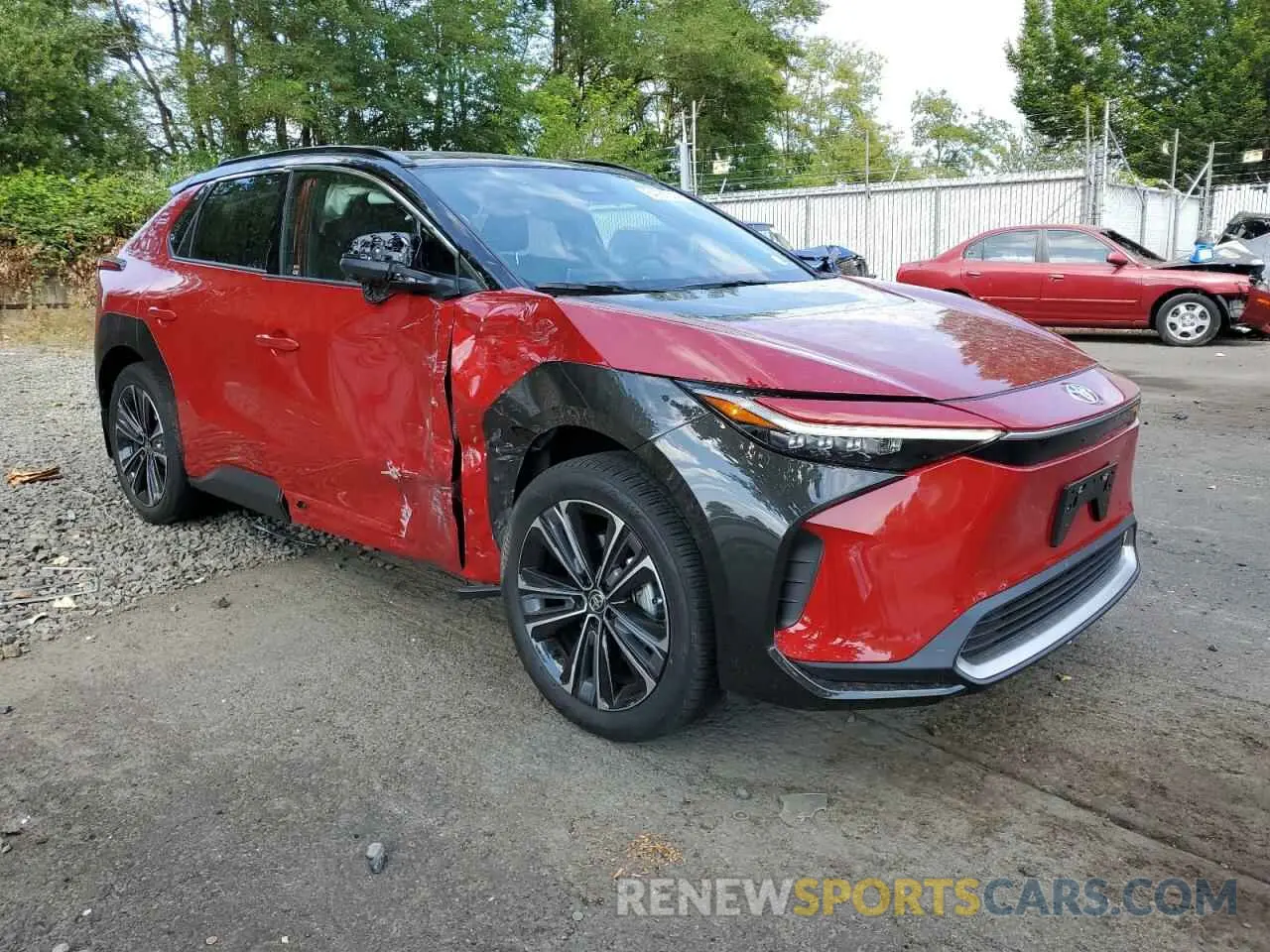 4 Photograph of a damaged car JTMABACA2RA059647 TOYOTA BZ4X XLE 2024