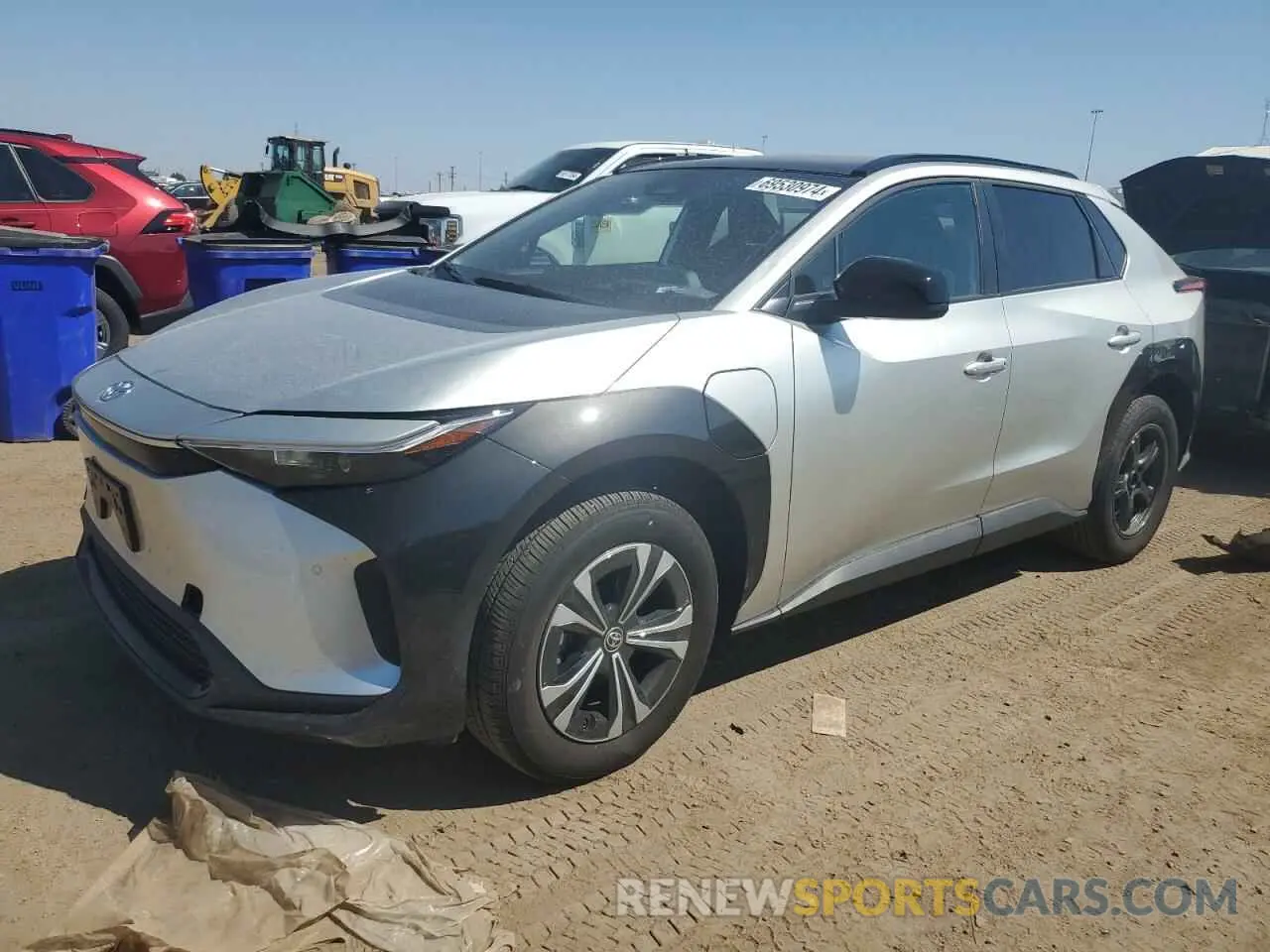 1 Photograph of a damaged car JTMABACA3RA059723 TOYOTA BZ4X XLE 2024