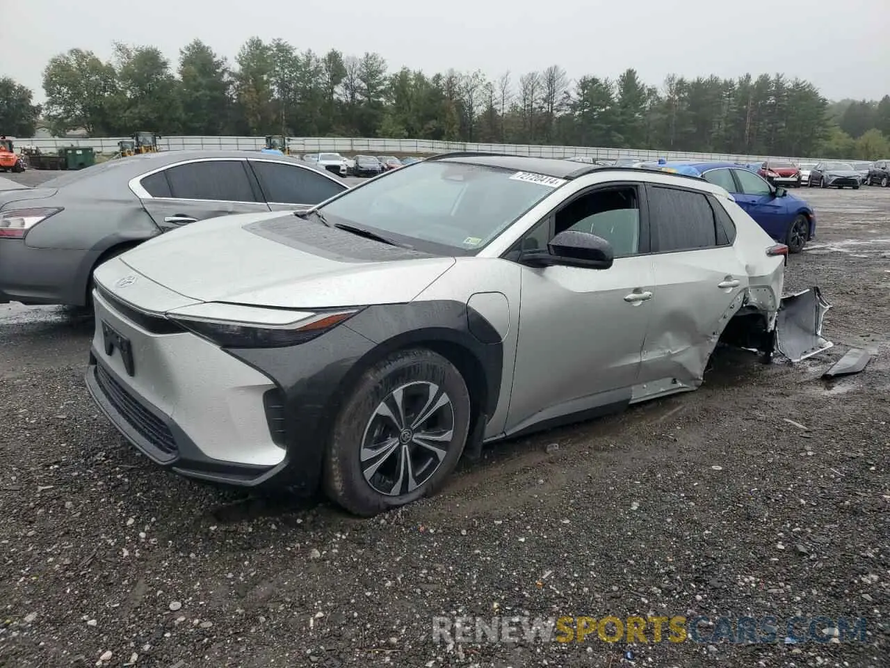 1 Photograph of a damaged car JTMABACA3RA065053 TOYOTA BZ4X XLE 2024