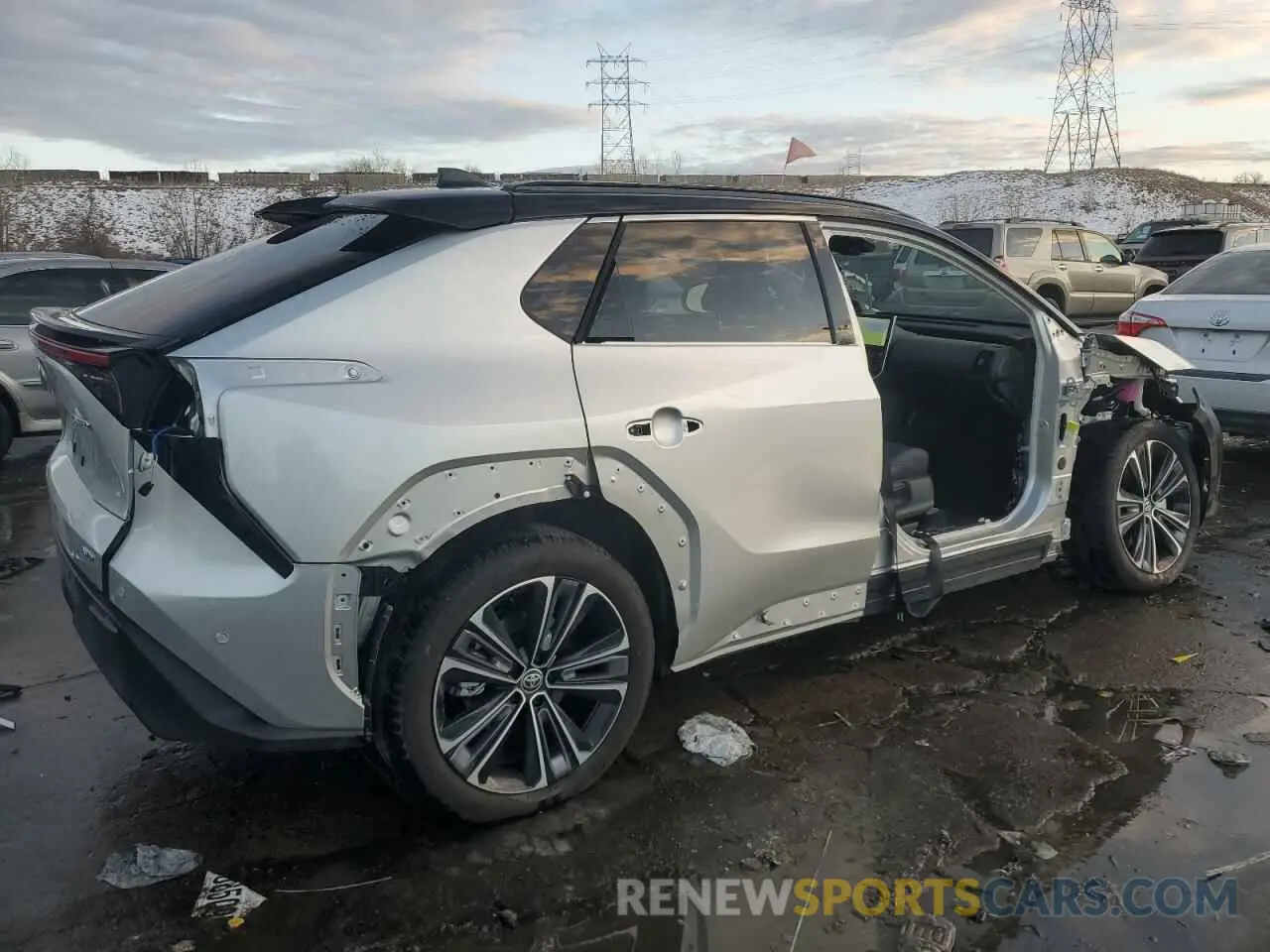 3 Photograph of a damaged car JTMABACA5RA072490 TOYOTA BZ4X XLE 2024