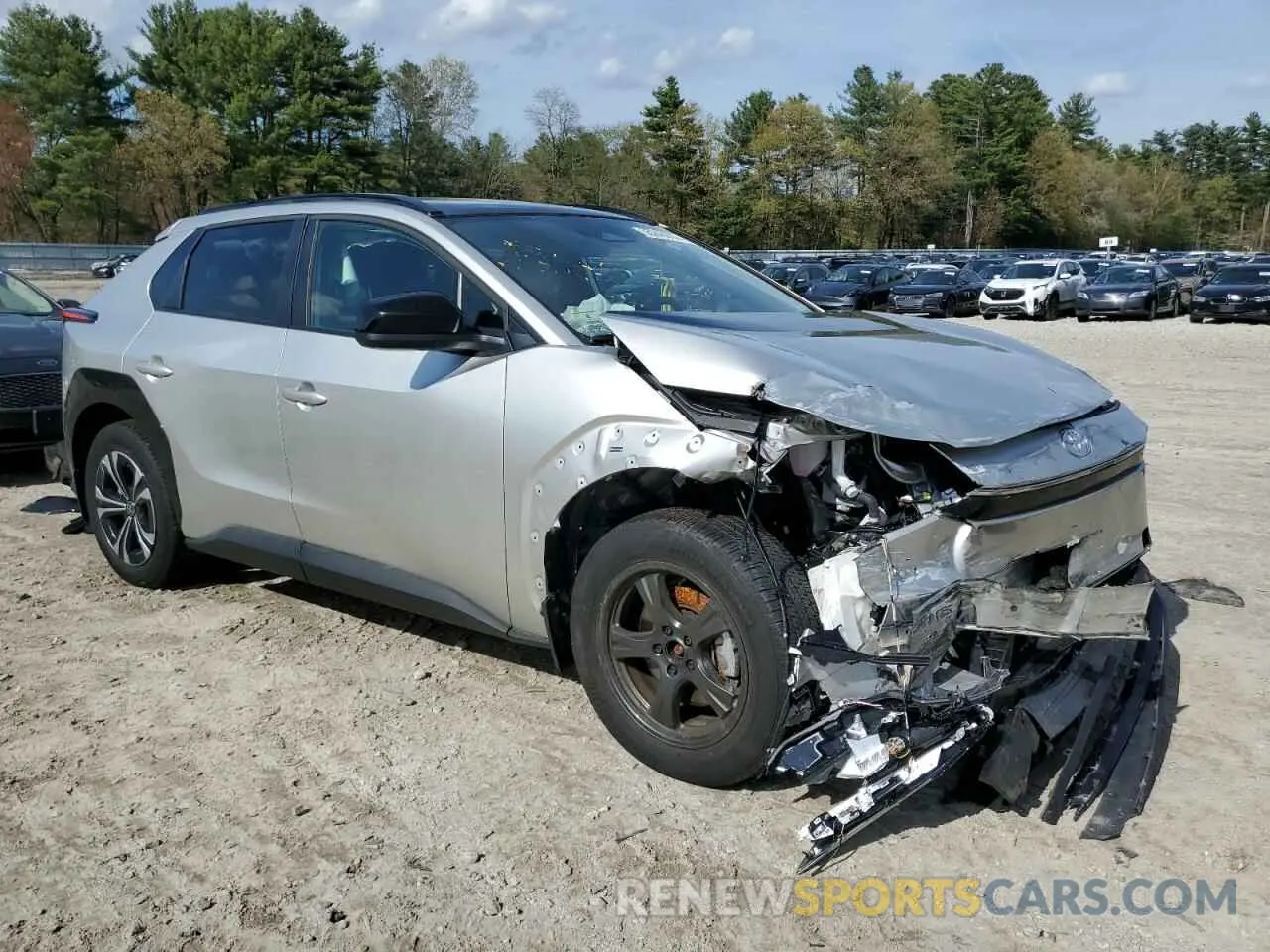 4 Photograph of a damaged car JTMABACAXRA053546 TOYOTA BZ4X XLE 2024