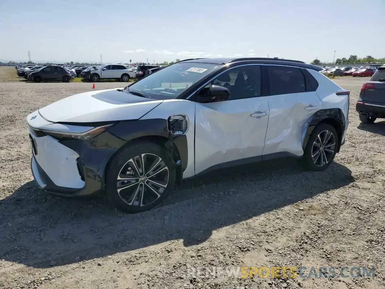 1 Photograph of a damaged car JTMABACAXRA055247 TOYOTA BZ4X XLE 2024