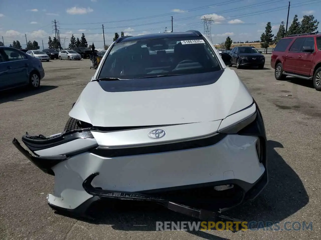 5 Photograph of a damaged car JTMAAAAAXSA060251 TOYOTA BZ4X XLE 2025