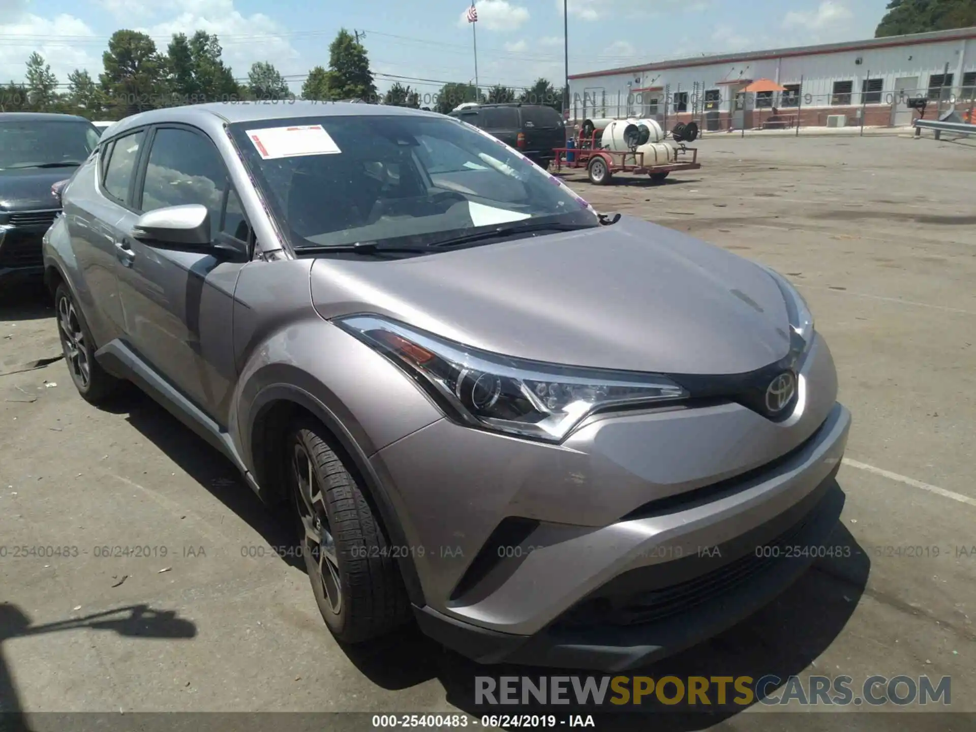 1 Photograph of a damaged car JTNKHMBX0K1013777 TOYOTA C-HR 2019