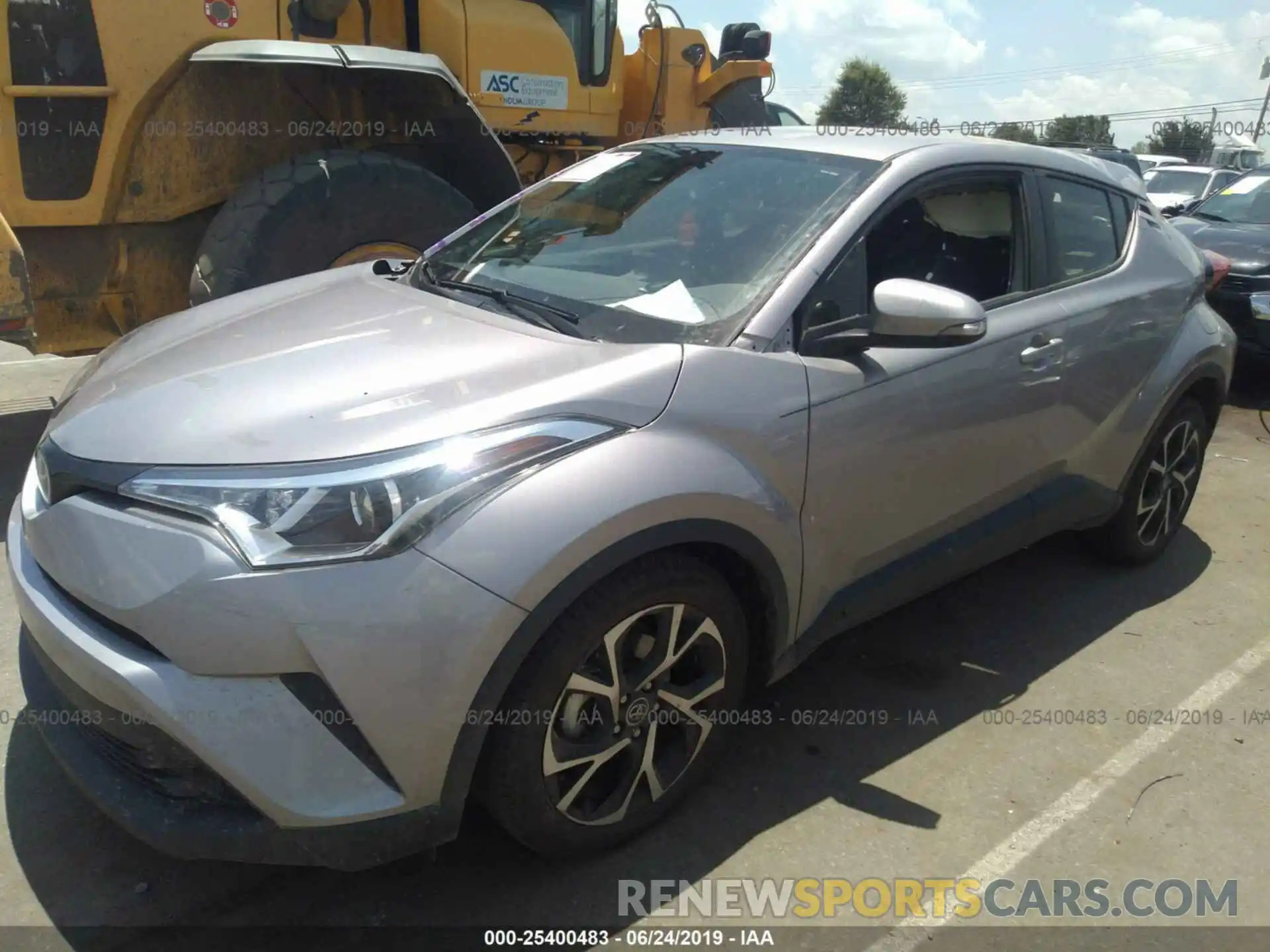 2 Photograph of a damaged car JTNKHMBX0K1013777 TOYOTA C-HR 2019