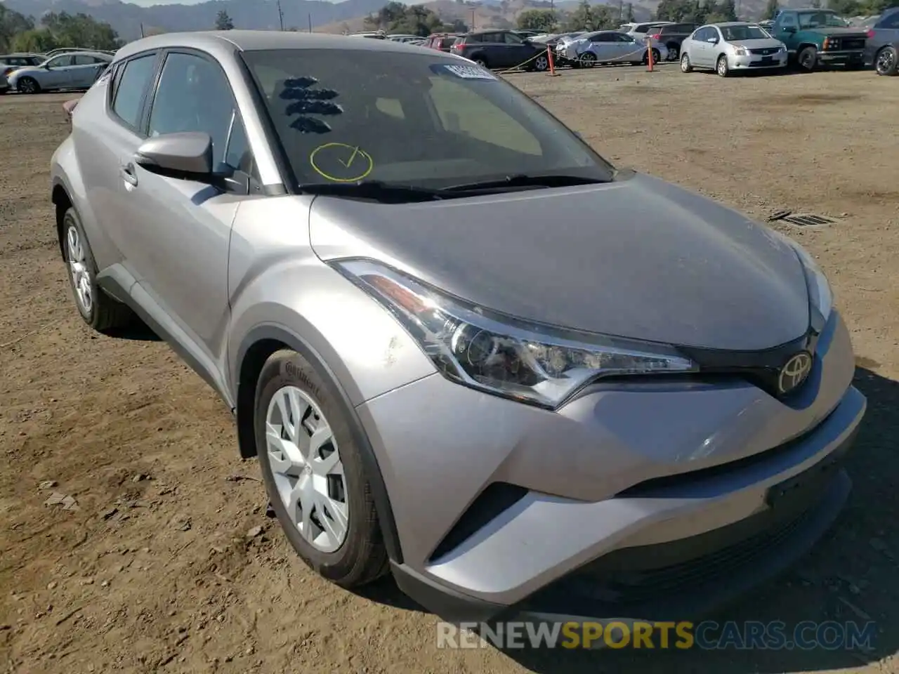 1 Photograph of a damaged car JTNKHMBX0K1014203 TOYOTA C-HR 2019