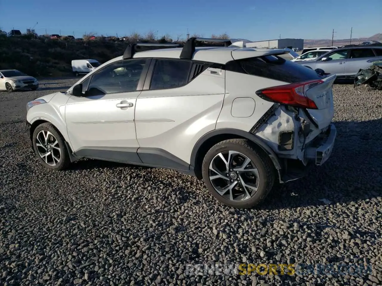 2 Photograph of a damaged car JTNKHMBX0K1014640 TOYOTA C-HR 2019