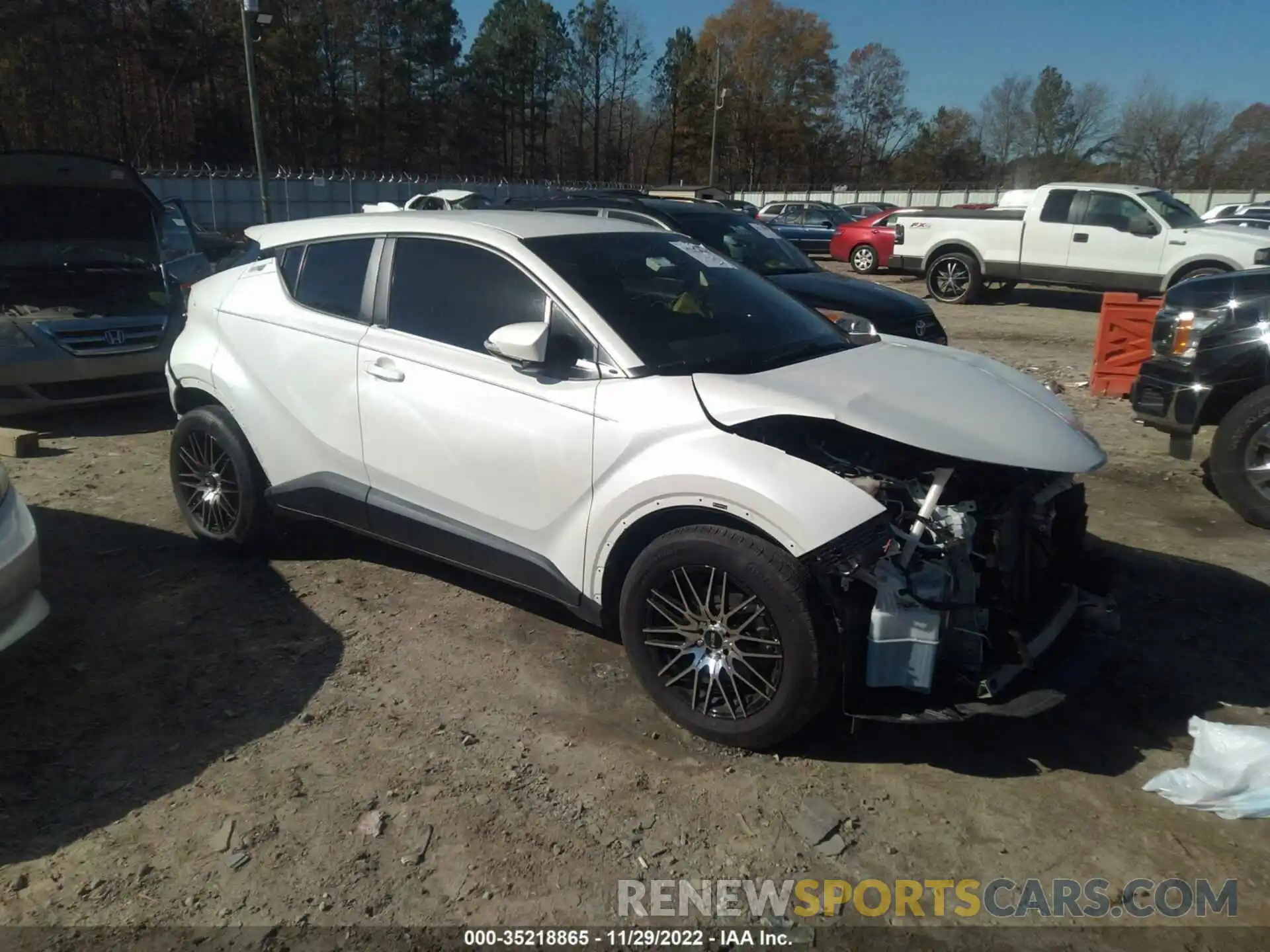 1 Photograph of a damaged car JTNKHMBX0K1016307 TOYOTA C-HR 2019