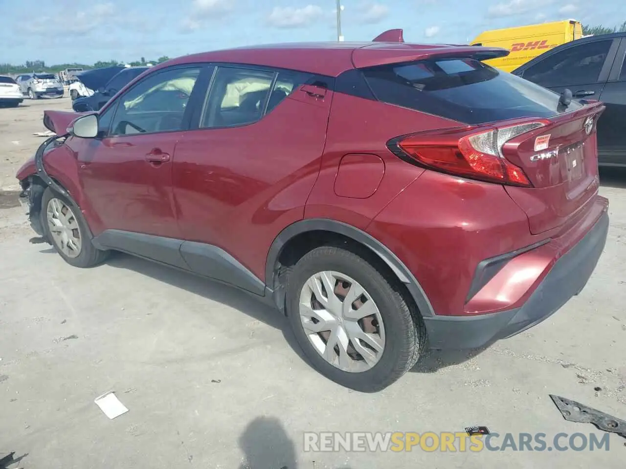 2 Photograph of a damaged car JTNKHMBX0K1017361 TOYOTA C-HR 2019