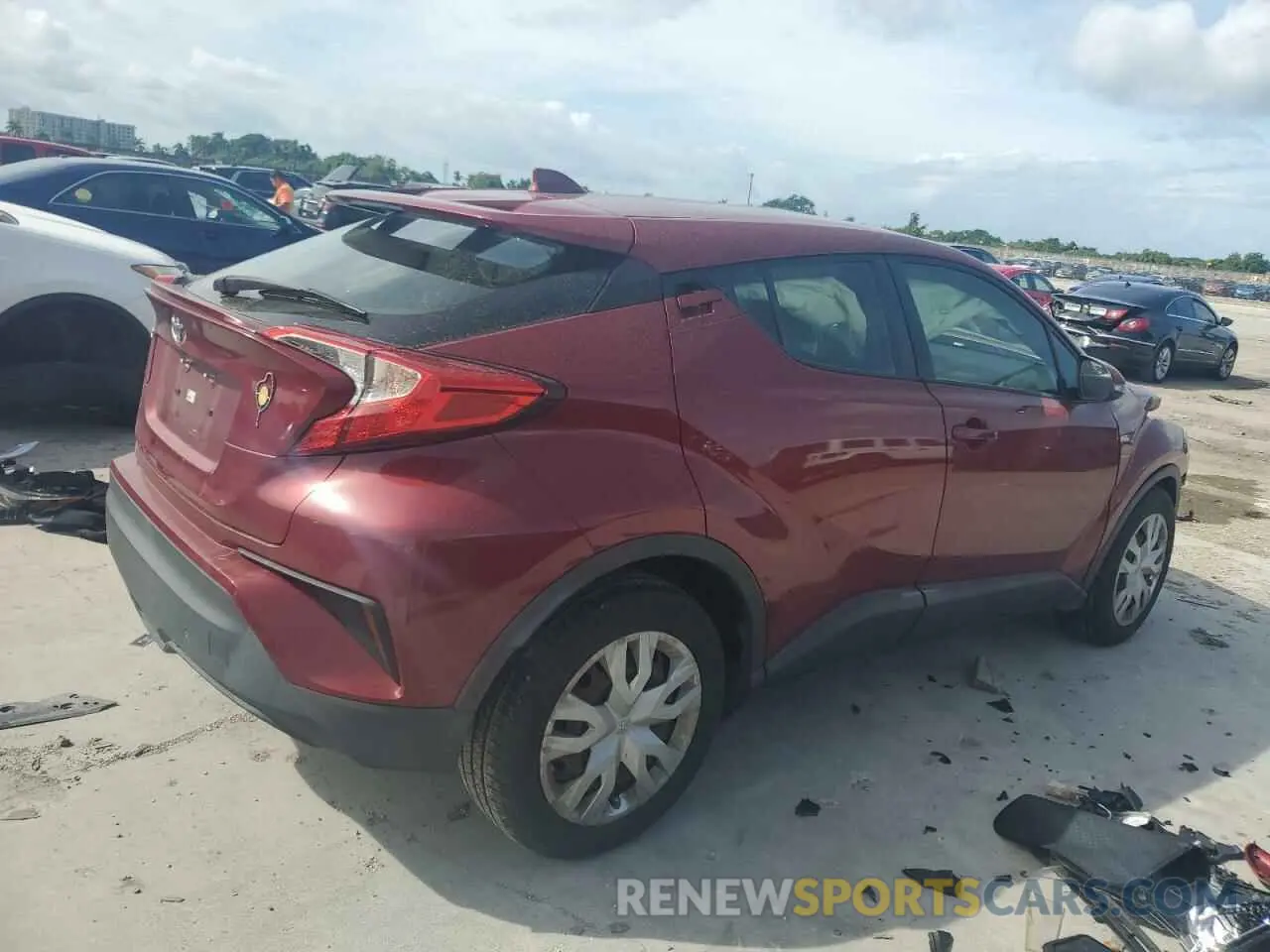 3 Photograph of a damaged car JTNKHMBX0K1017361 TOYOTA C-HR 2019