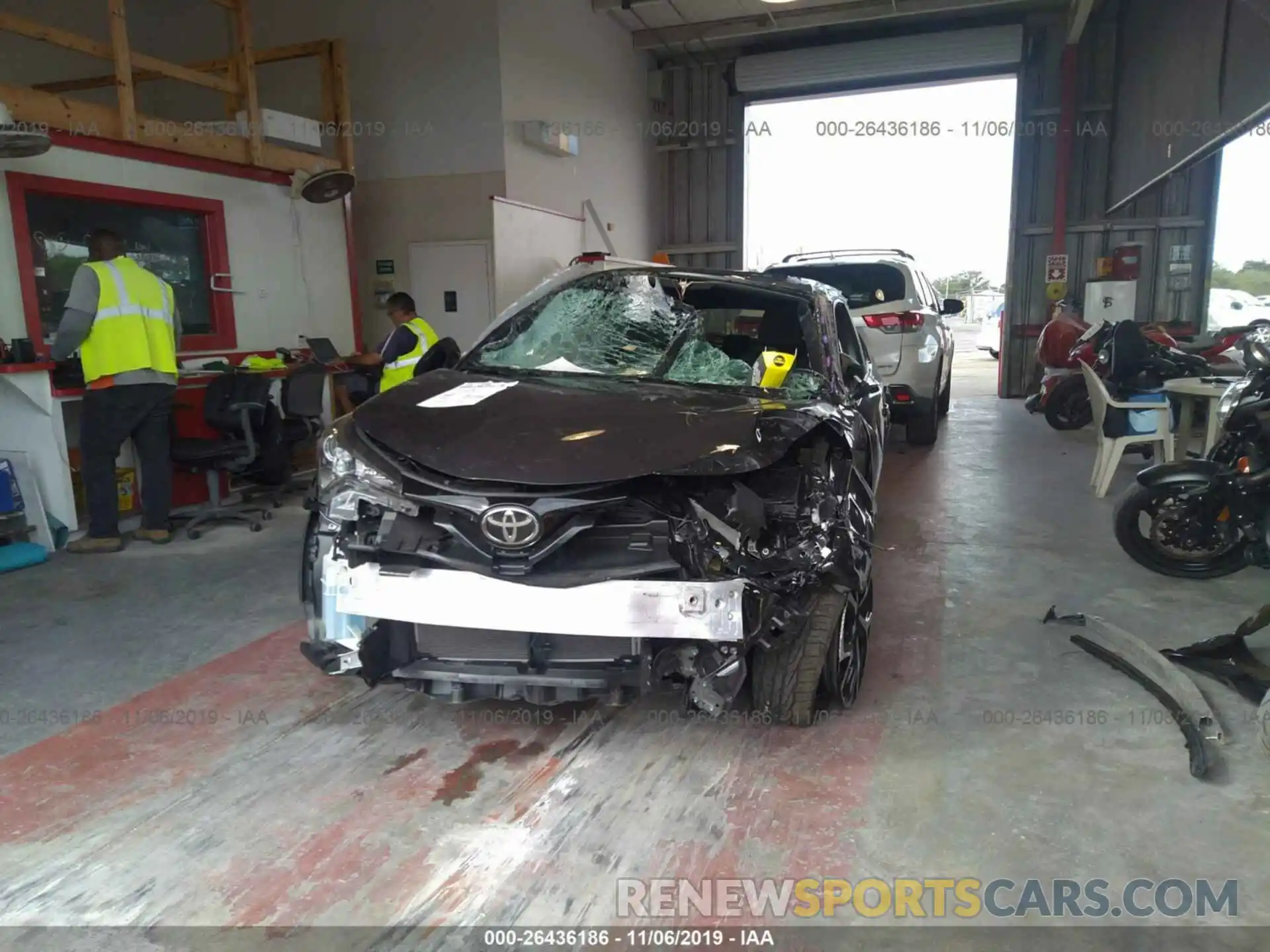 6 Photograph of a damaged car JTNKHMBX0K1017960 TOYOTA C-HR 2019