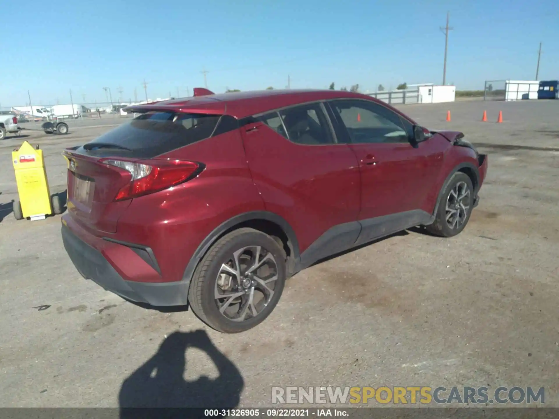 4 Photograph of a damaged car JTNKHMBX0K1018834 TOYOTA C-HR 2019