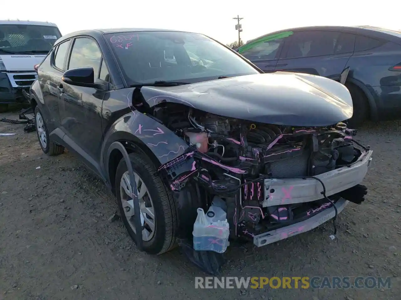 4 Photograph of a damaged car JTNKHMBX0K1019126 TOYOTA C-HR 2019