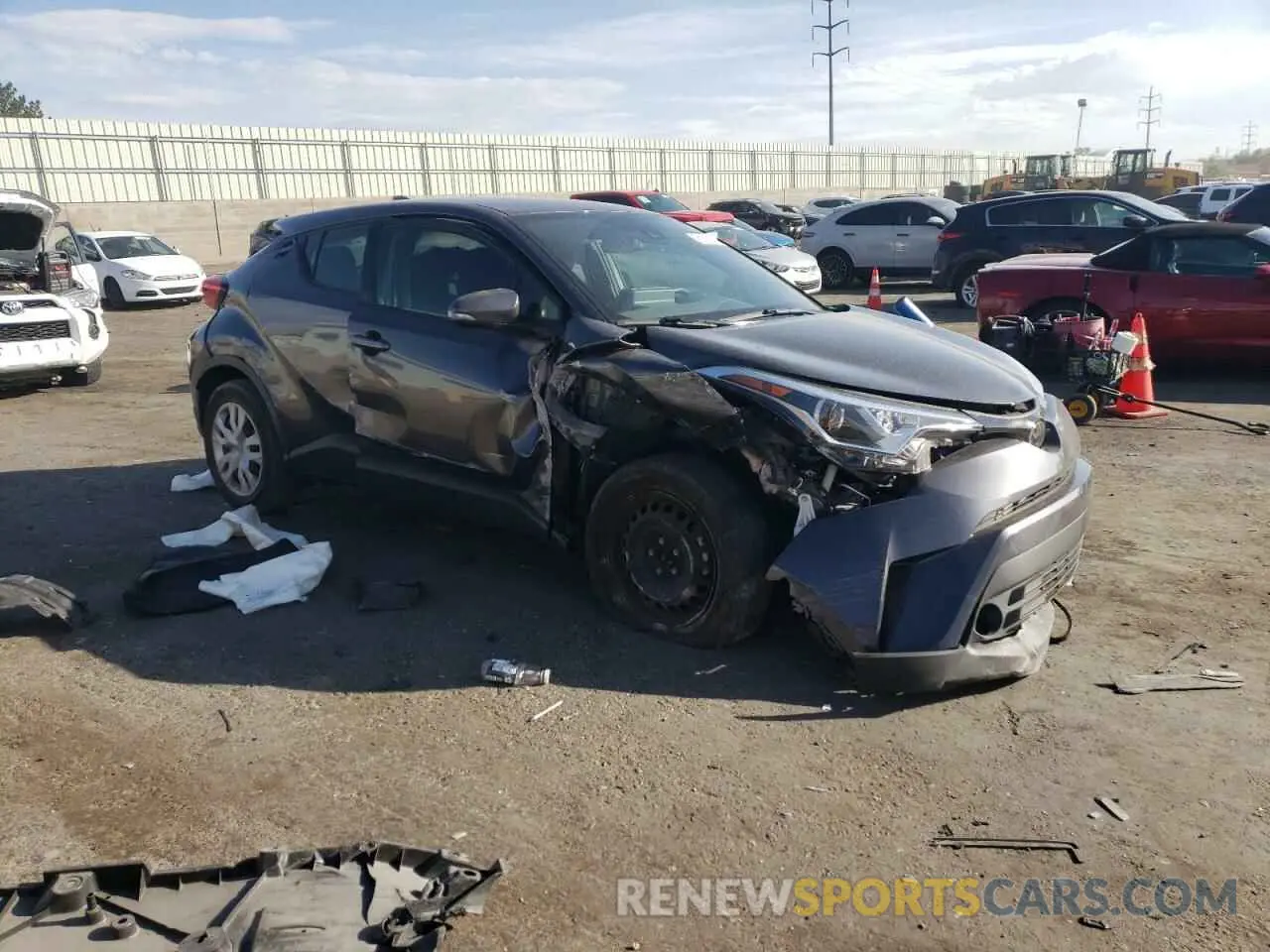 4 Photograph of a damaged car JTNKHMBX0K1021572 TOYOTA C-HR 2019