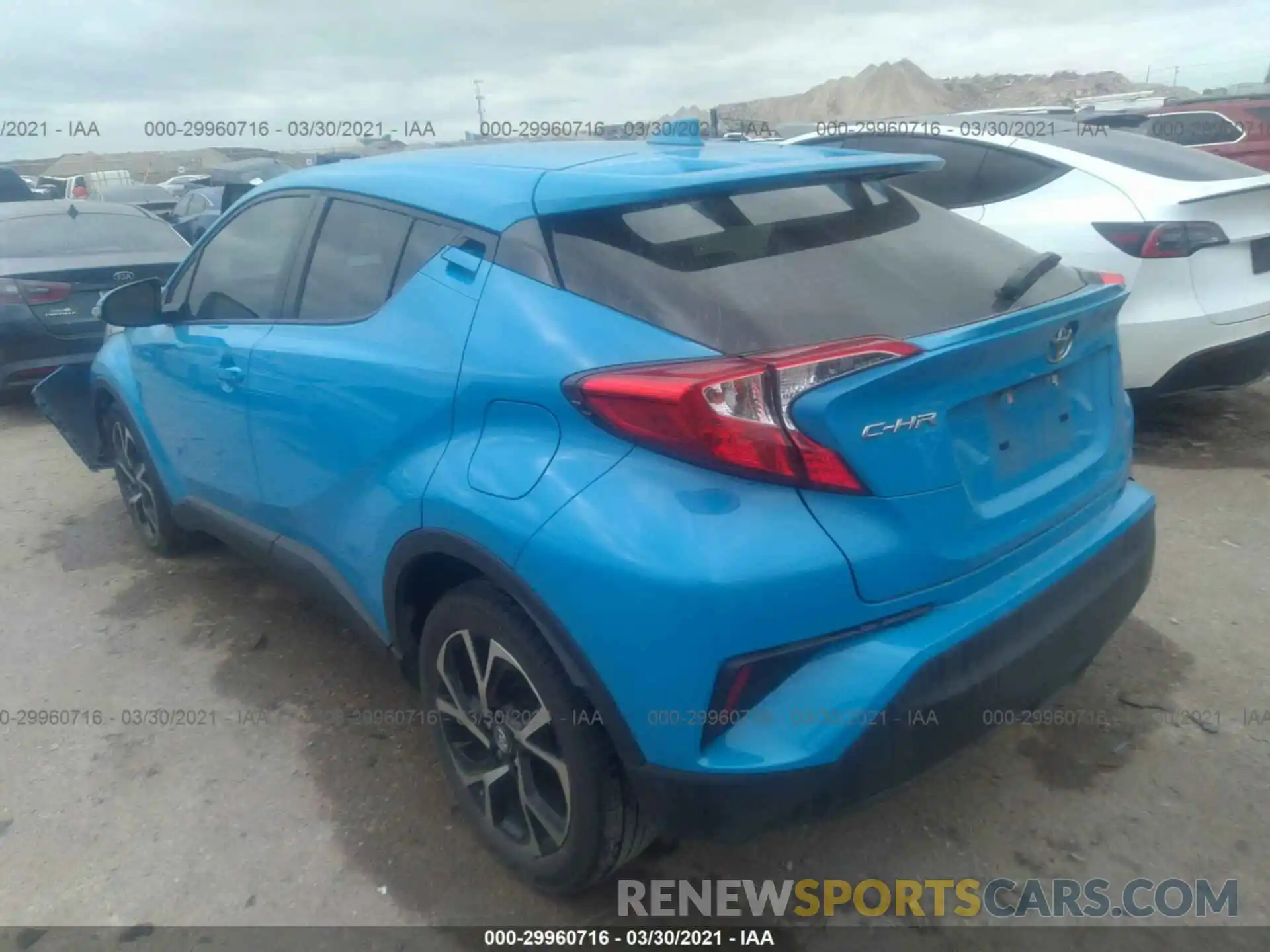 3 Photograph of a damaged car JTNKHMBX0K1021815 TOYOTA C-HR 2019