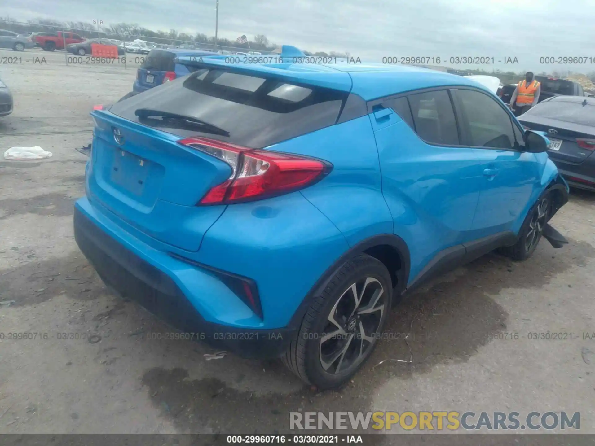 4 Photograph of a damaged car JTNKHMBX0K1021815 TOYOTA C-HR 2019