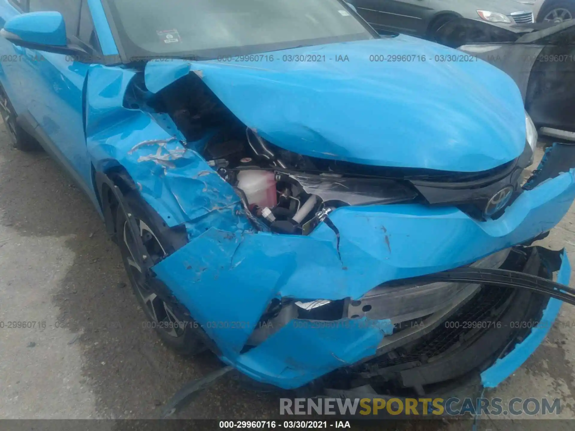 6 Photograph of a damaged car JTNKHMBX0K1021815 TOYOTA C-HR 2019