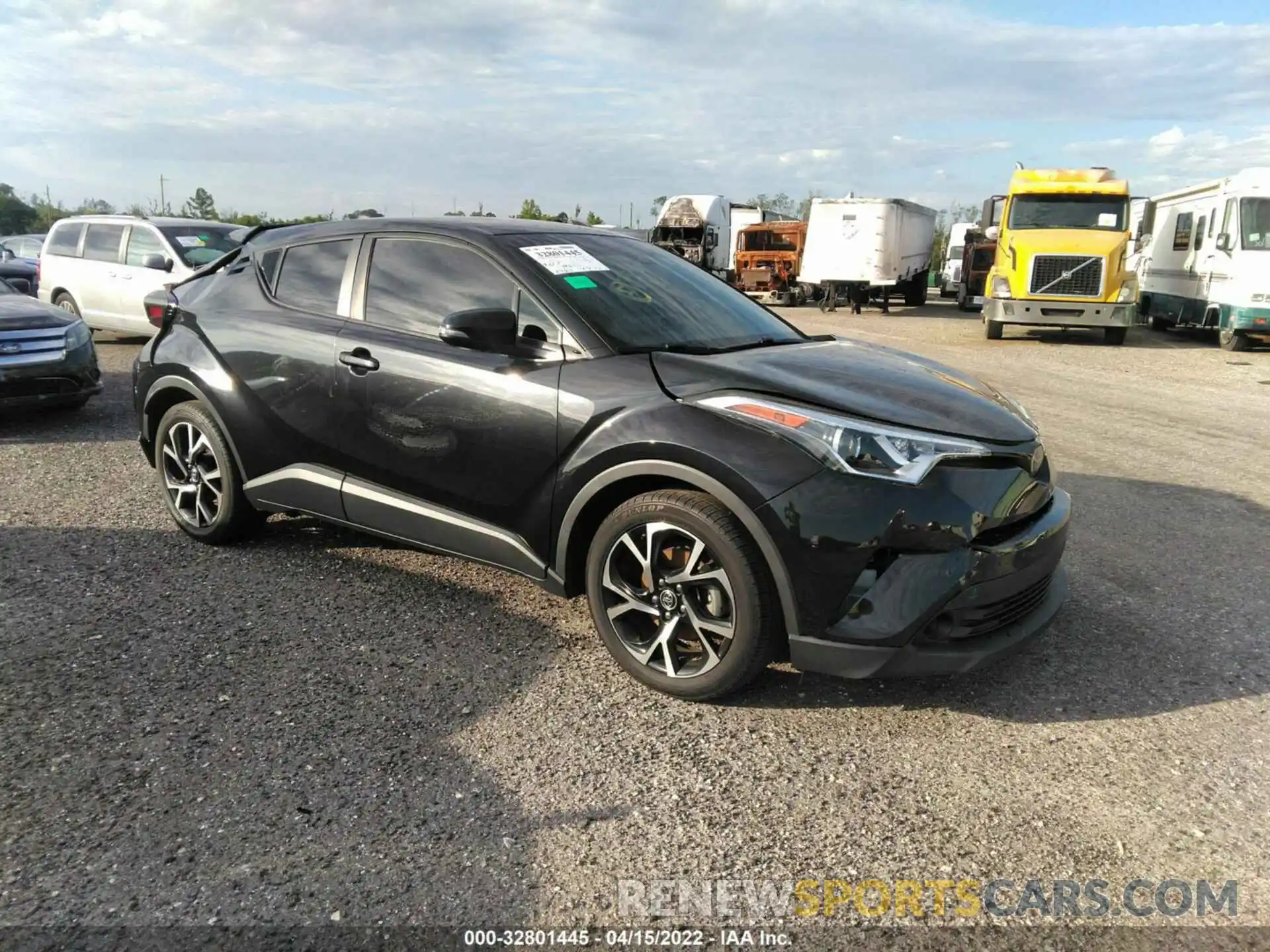 1 Photograph of a damaged car JTNKHMBX0K1022074 TOYOTA C-HR 2019