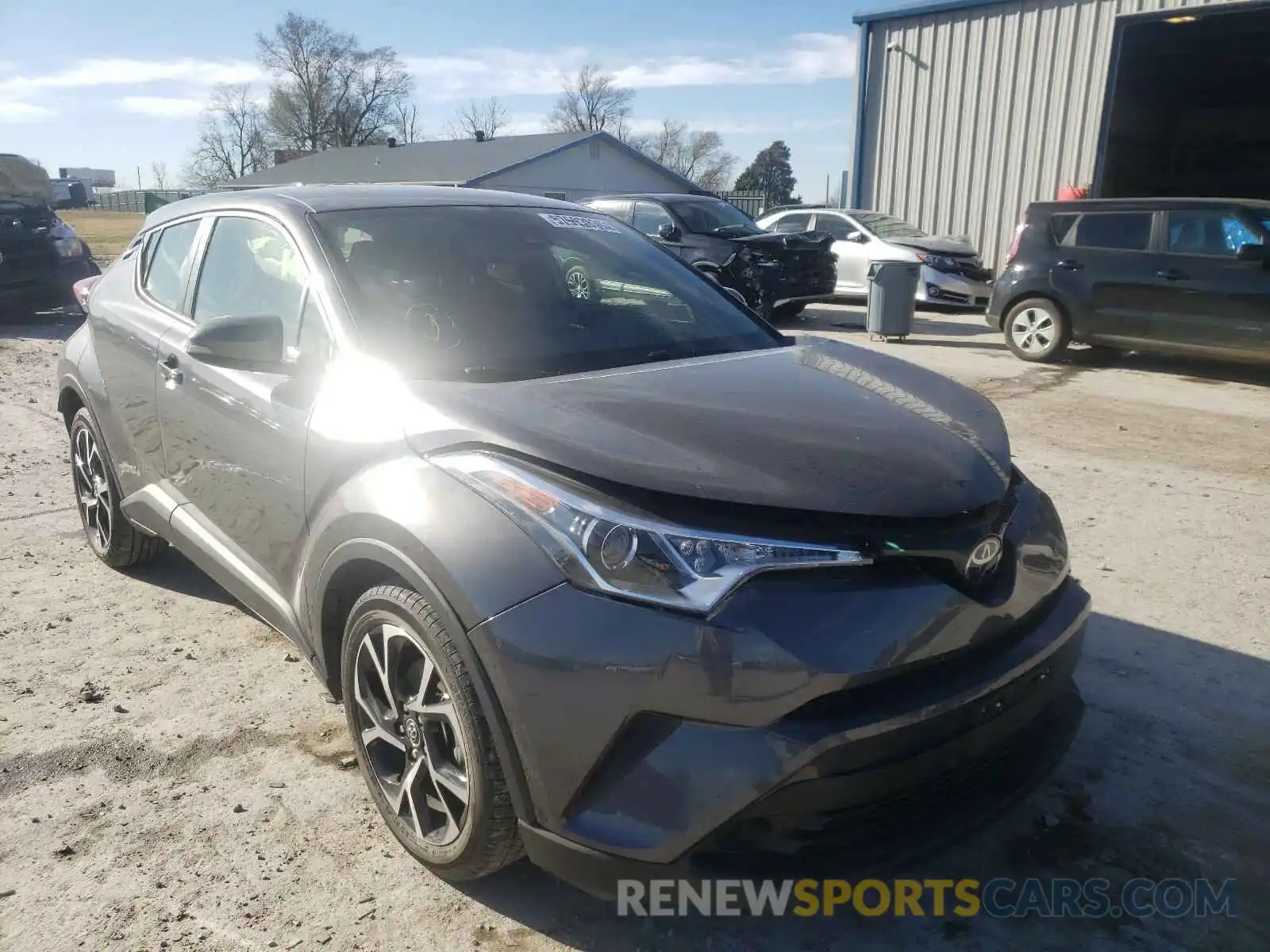 1 Photograph of a damaged car JTNKHMBX0K1030482 TOYOTA C-HR 2019