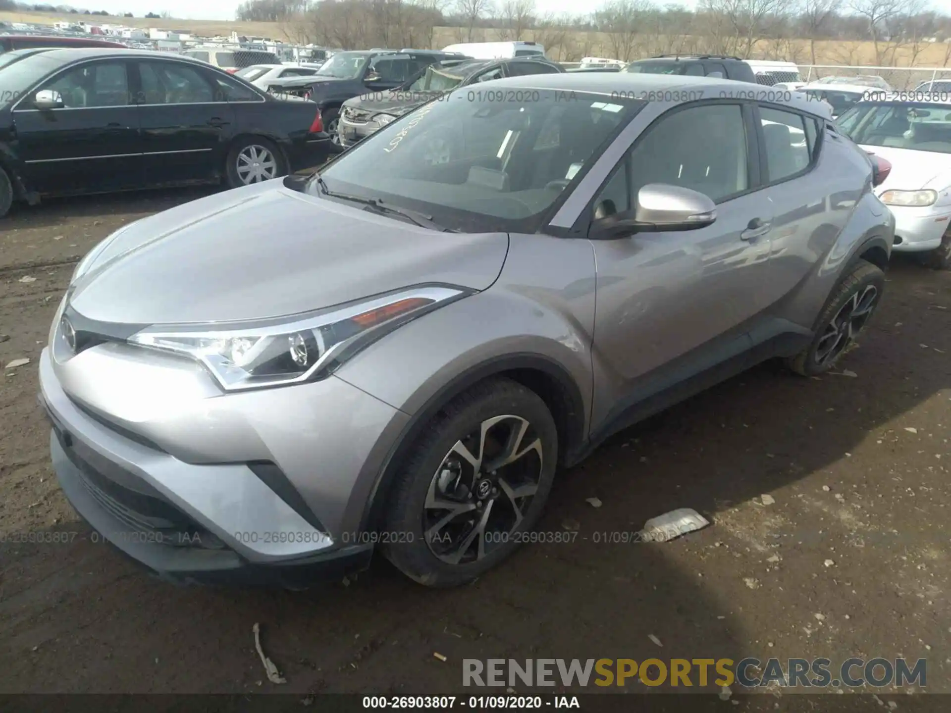 2 Photograph of a damaged car JTNKHMBX0K1031180 TOYOTA C-HR 2019