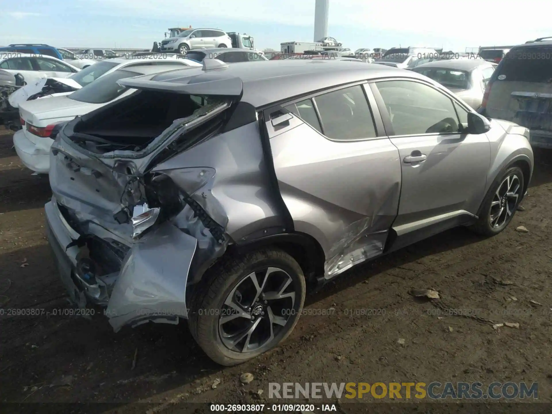 4 Photograph of a damaged car JTNKHMBX0K1031180 TOYOTA C-HR 2019