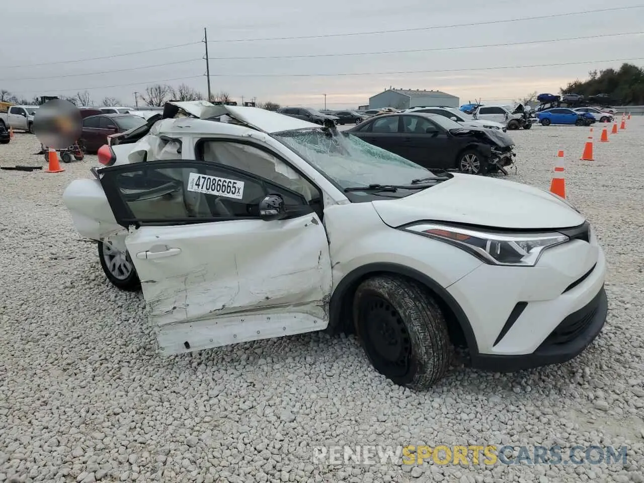4 Photograph of a damaged car JTNKHMBX0K1032619 TOYOTA C-HR 2019