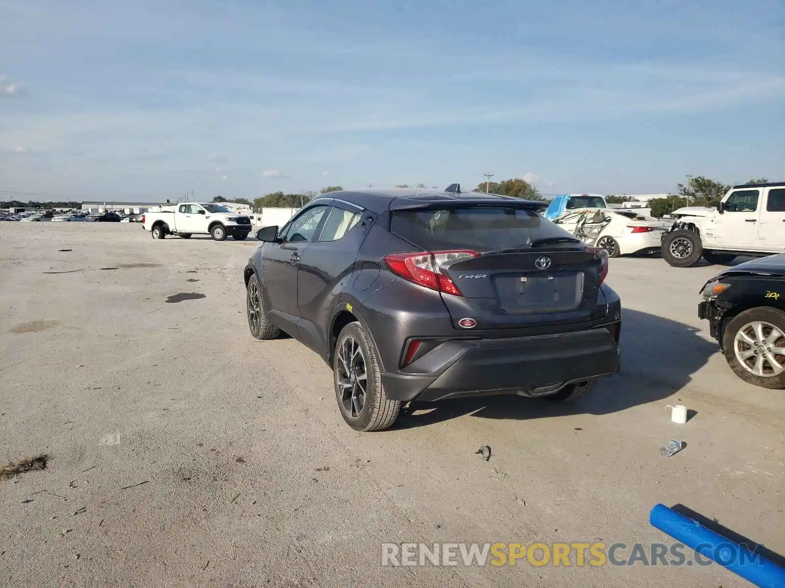 3 Photograph of a damaged car JTNKHMBX0K1033009 TOYOTA C-HR 2019