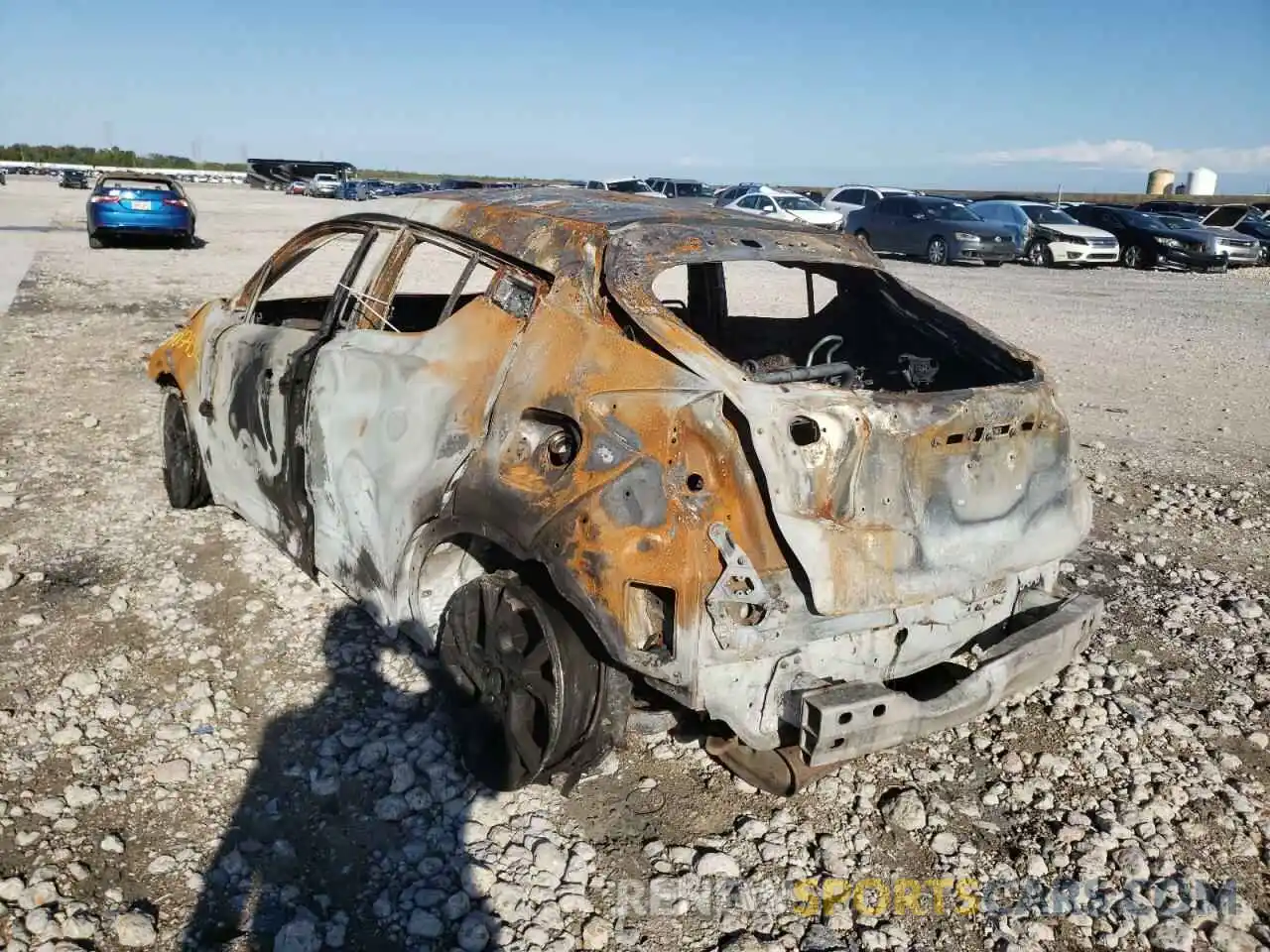 3 Photograph of a damaged car JTNKHMBX0K1034709 TOYOTA C-HR 2019